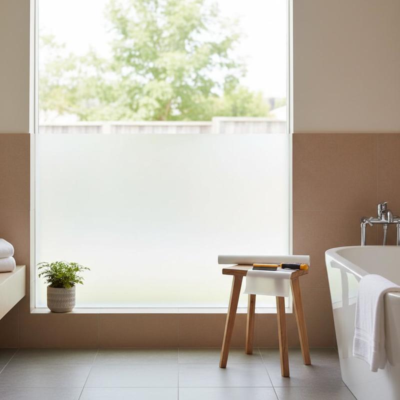 Home Bathroom Window Tint - Frosted Window Cover 23.6 in x