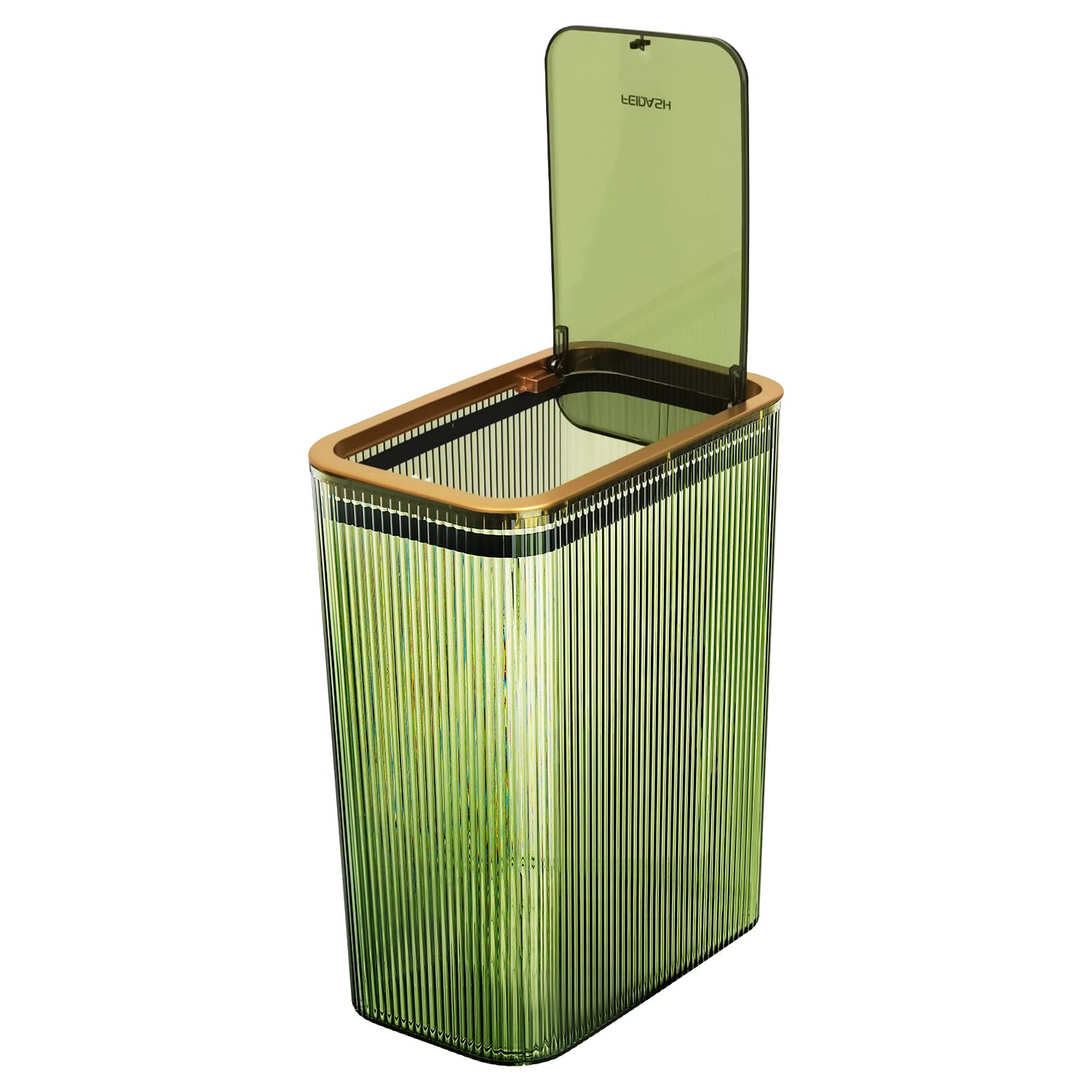 Home Bathroom Images - 2.6 Gallon Plastic Trash Can with