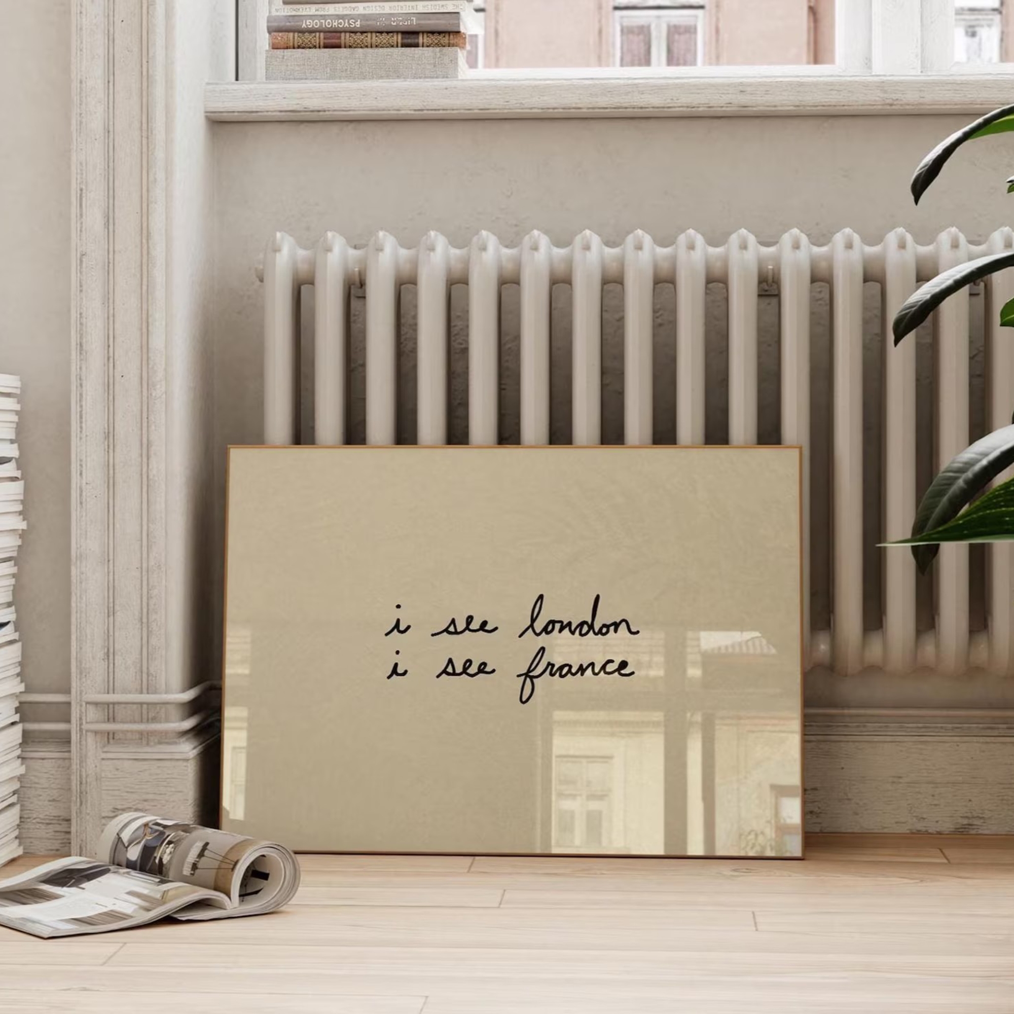 Home Bathroom Wall Decor - Simple Trendy Bathroom I See London
