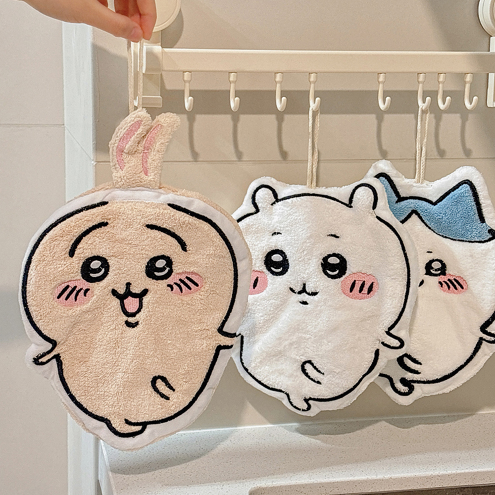 Home Bathroom Accessories - Chiikawa Usagi Hachiware Super Absorbent Hanging
