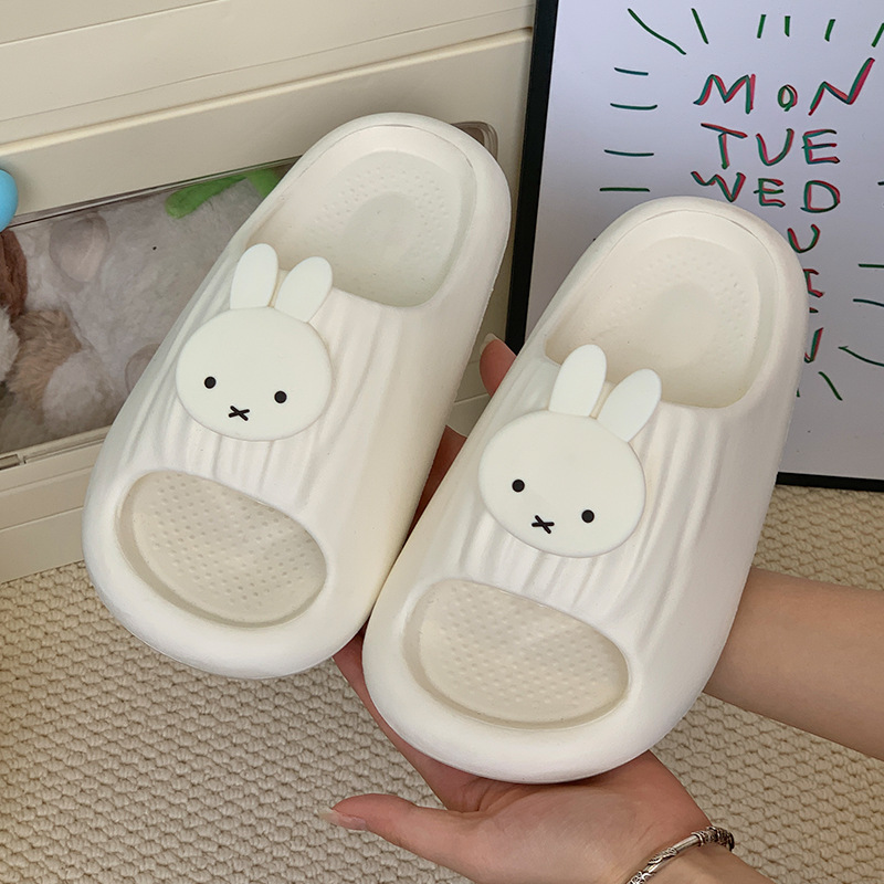 Home Bathroom Accessories - Hot Cartoon Miffy Series Soft-soled Slippers