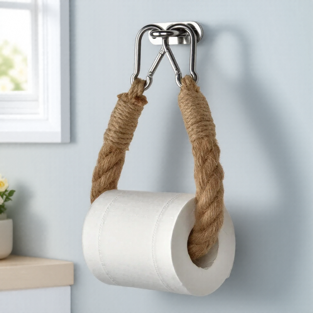 Home Essentials Bathroom Organizer - Vintage Bathroom Decor Towel Lanyard Toilet