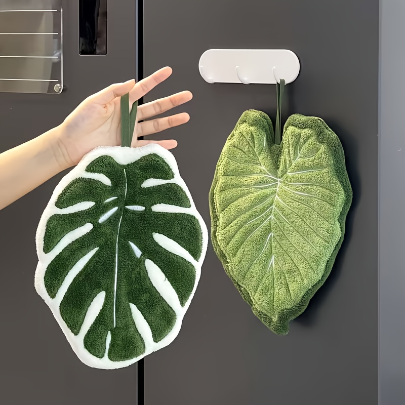 Leaf Hand Towel Bathroom Acces - Home Bathroom Accessories ulasan dan harga