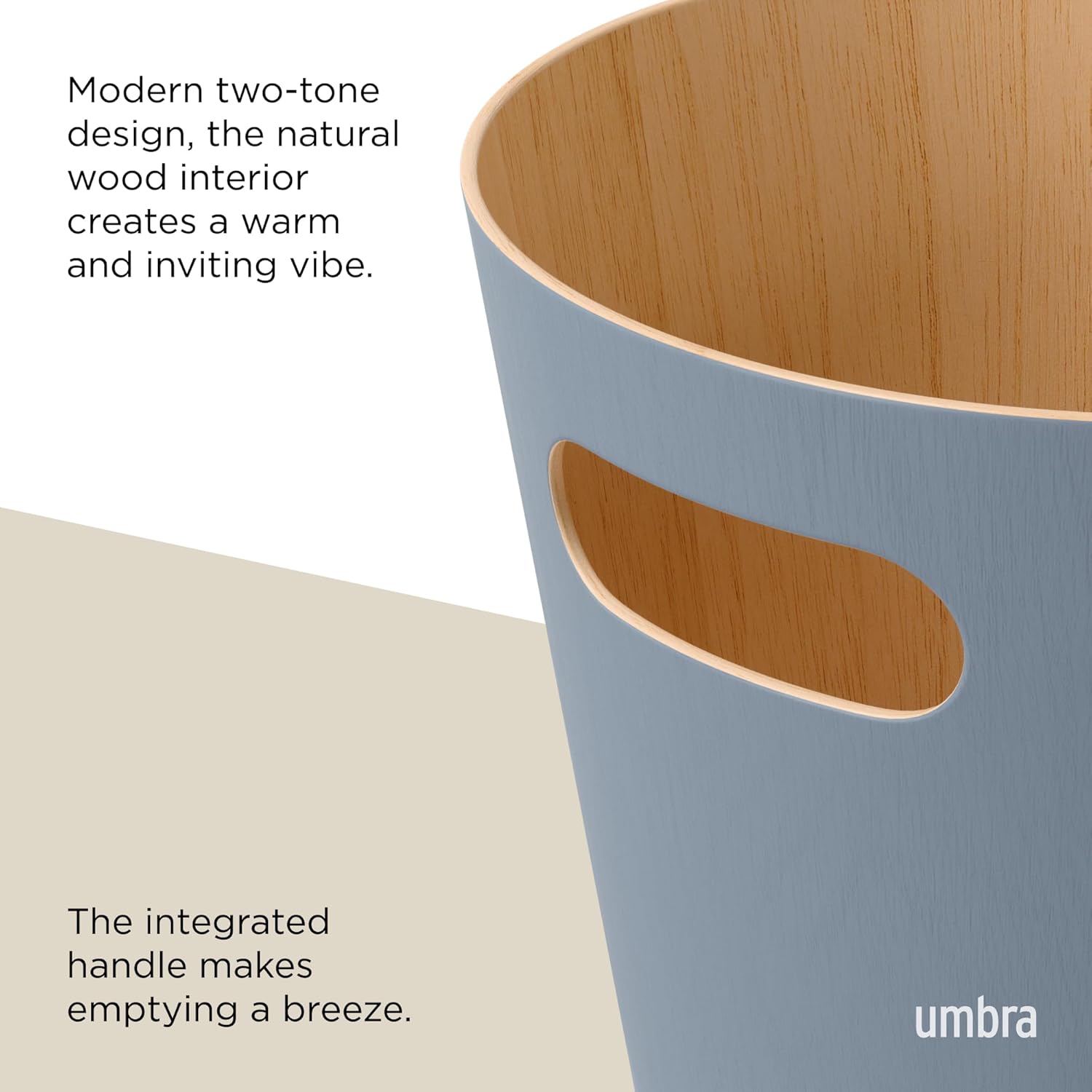 Modern Wooden Trash Can Wasteb - Home Bathroom Images ulasan dan harga