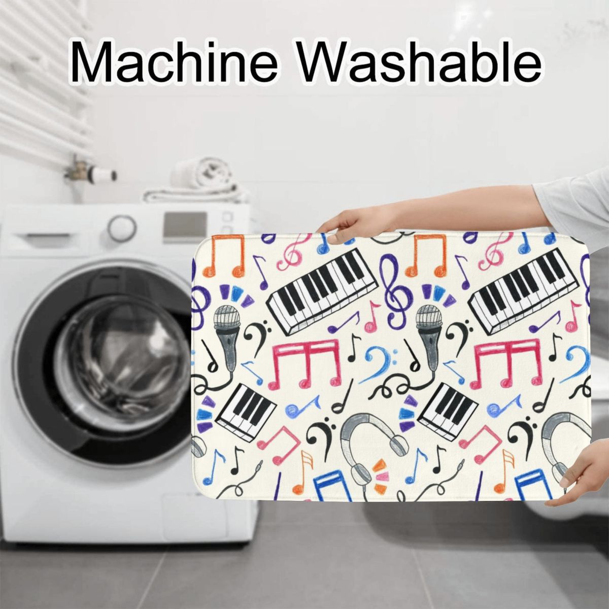 Good Beats - Music Notes & Sym - Home Goods Bathroom Sets ulasan dan harga