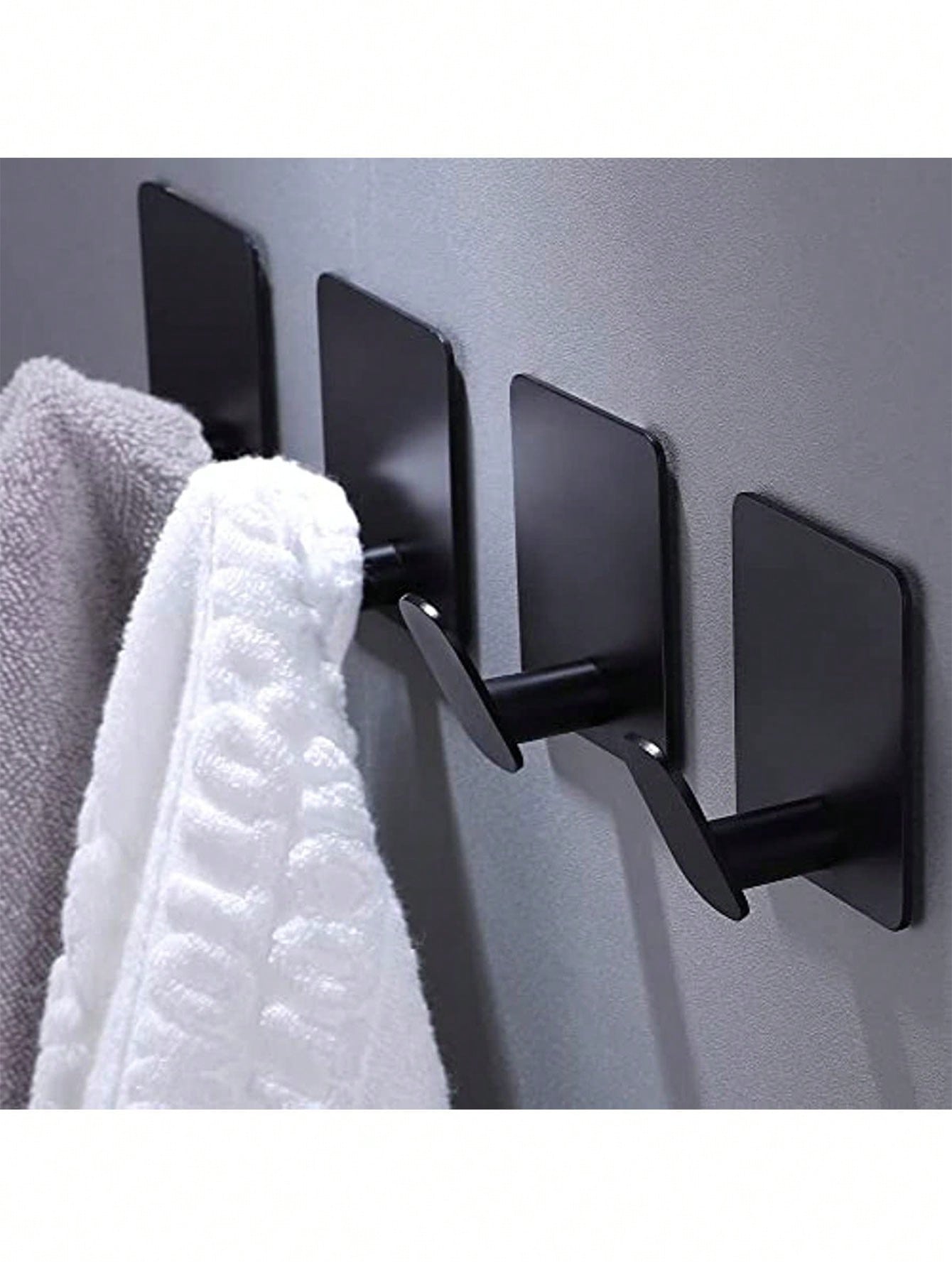 2pcs Adhesive Towel Hooks/Bath - Home Bathroom Wall Decor ulasan dan harga