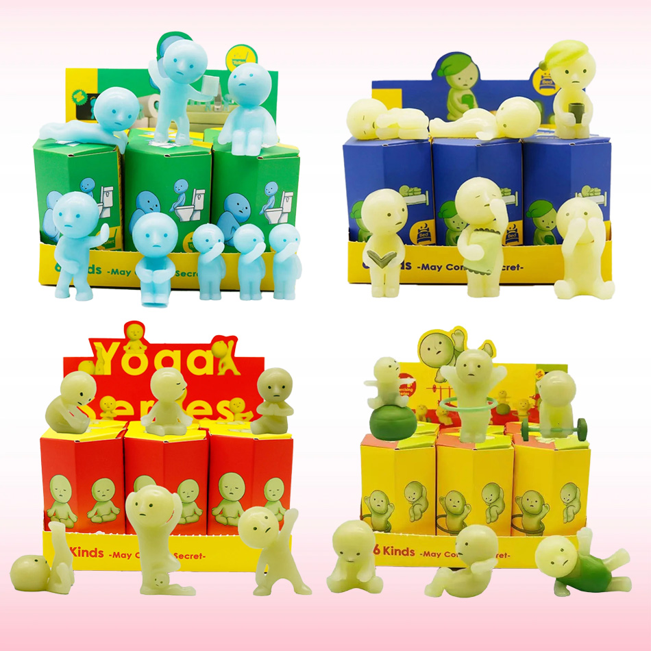 Glow In The Dark Mini Figure S - Home Goods Bathroom Sets ulasan dan harga