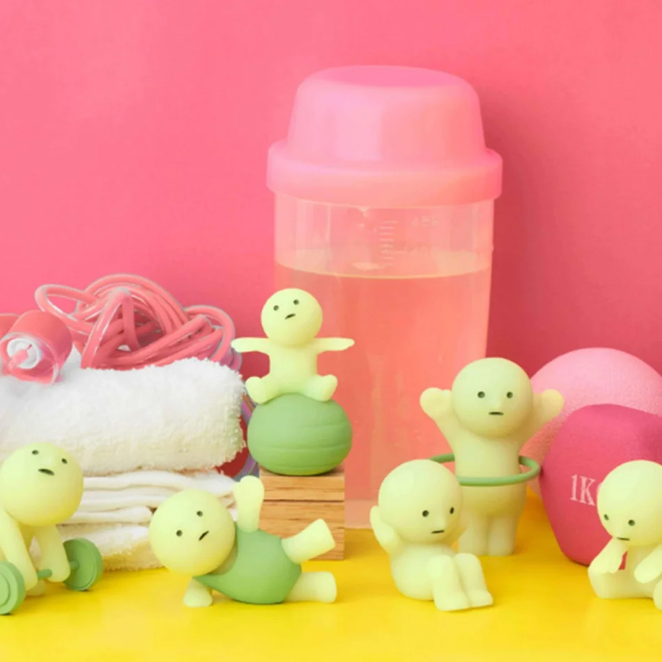 Glow In The Dark Mini Figure S - Home Goods Bathroom Sets ulasan dan harga
