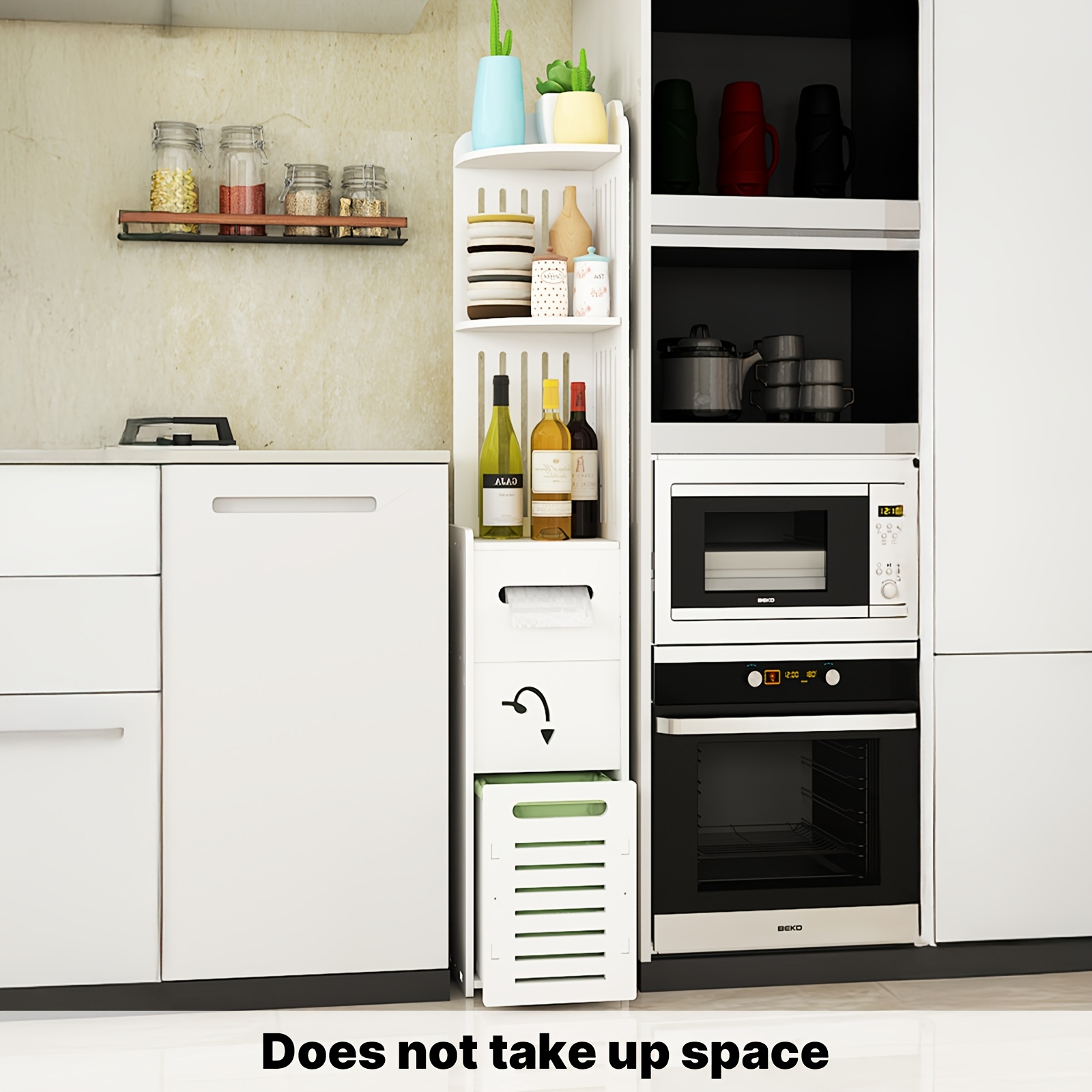 Space-Saving Bathroom Cabinet, - Home Bathroom Accessories ulasan dan harga