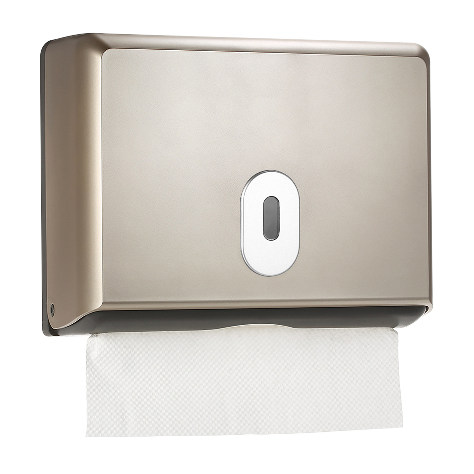 ABS Material Rectangular Wall- - Home Bathroom Towel Dispenser ulasan dan harga