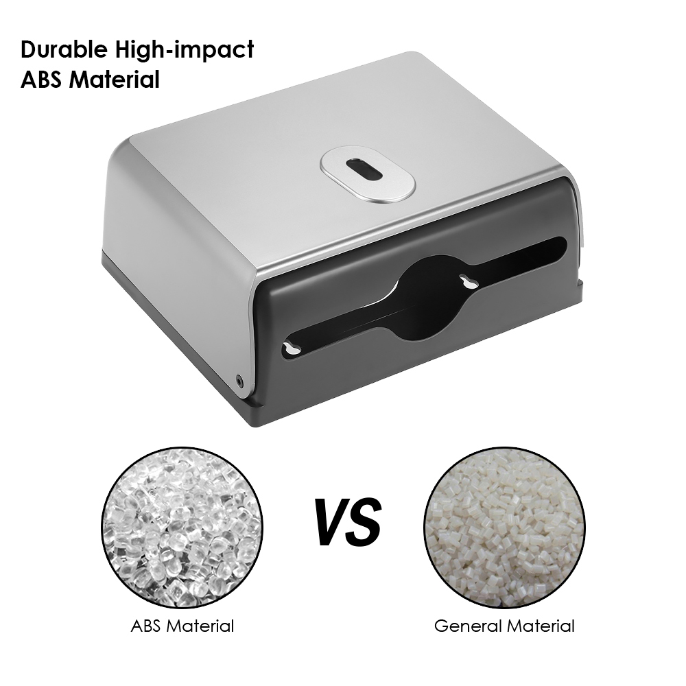 ABS Material Rectangular Wall- - Home Bathroom Towel Dispenser ulasan dan harga
