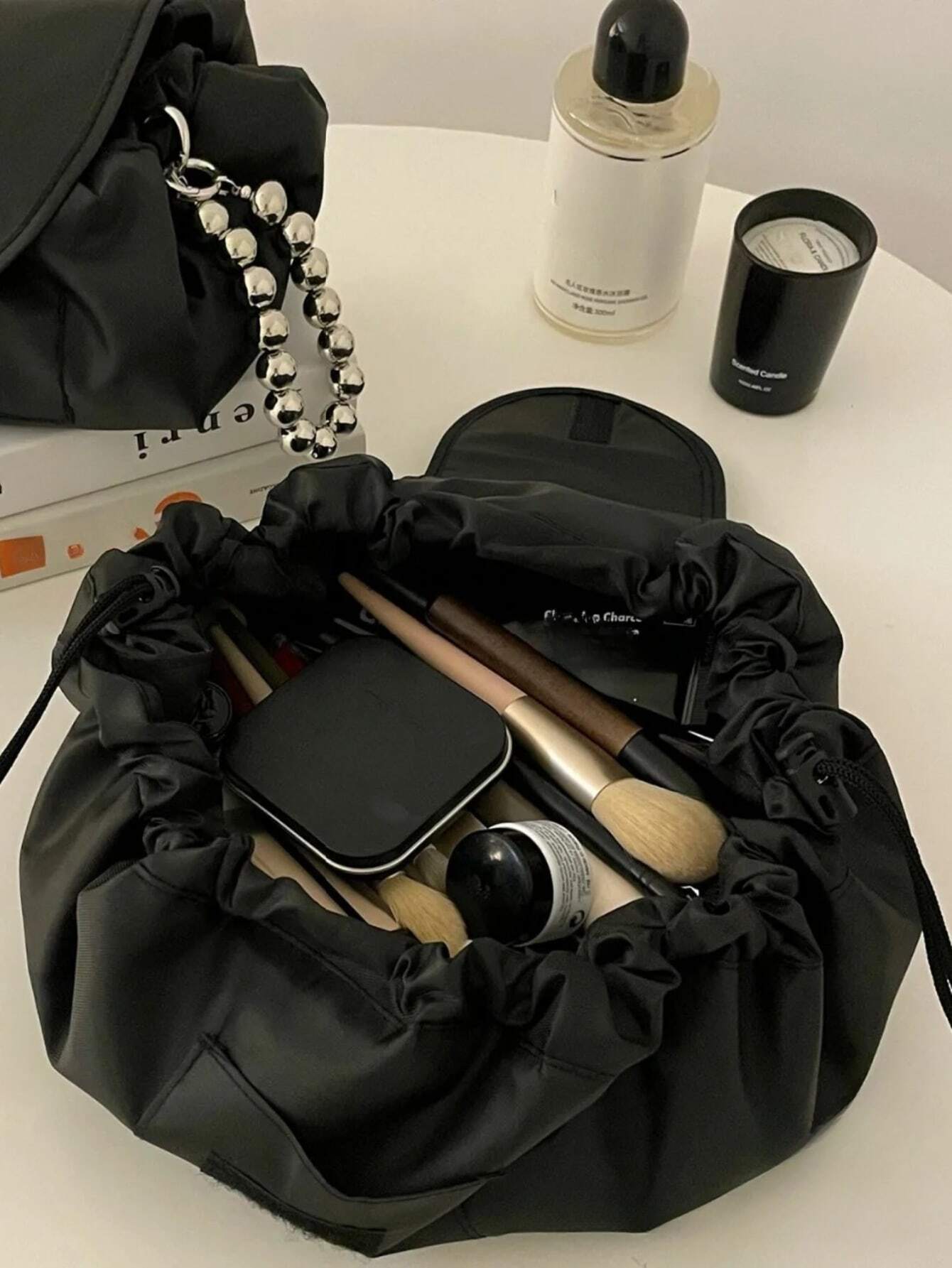 1pc Cosmetic Storage Bag, Trav - Home Essentials Bathroom Organizer ulasan dan harga