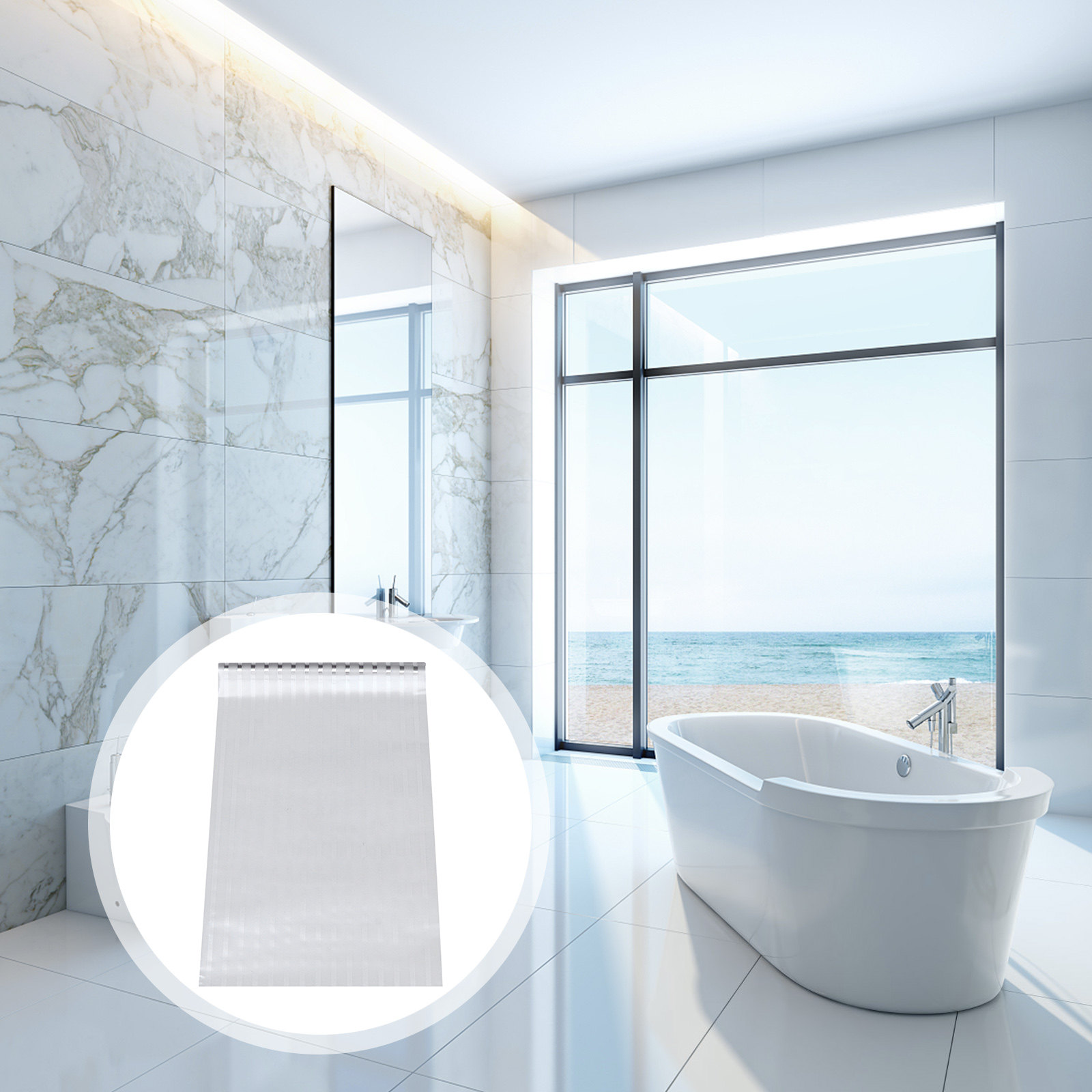 1Pcs Frosted Window Film Black - Home Bathroom Window Tint ulasan dan harga