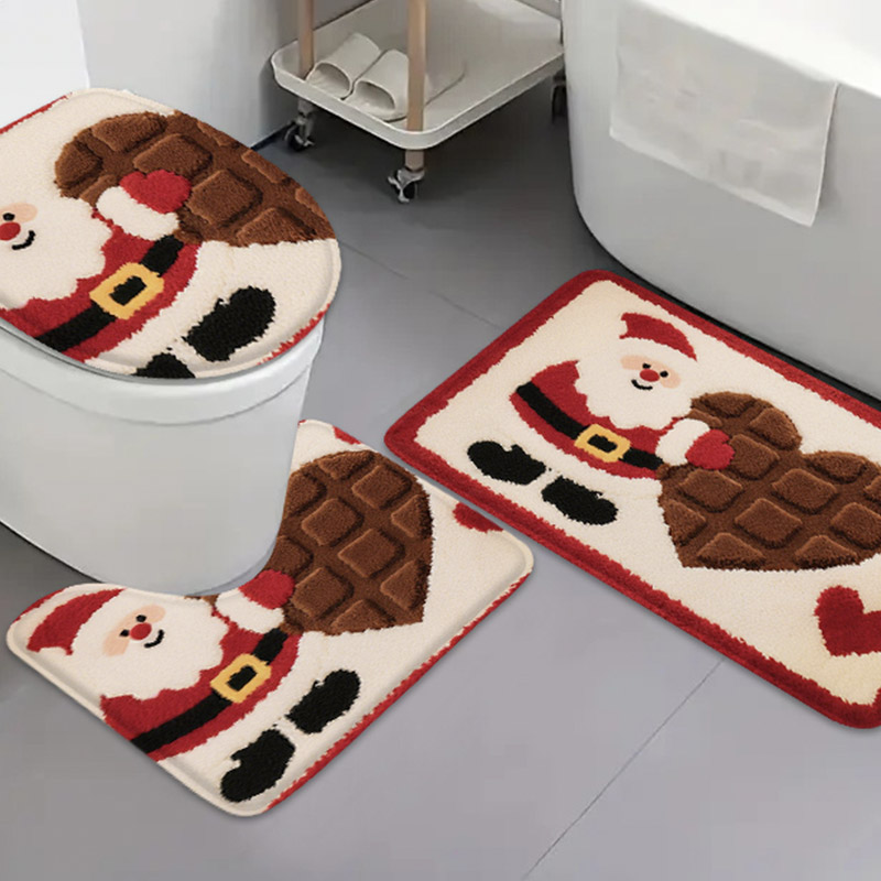 3pcs cartoon image flannel car - Home Bathroom Images ulasan dan harga