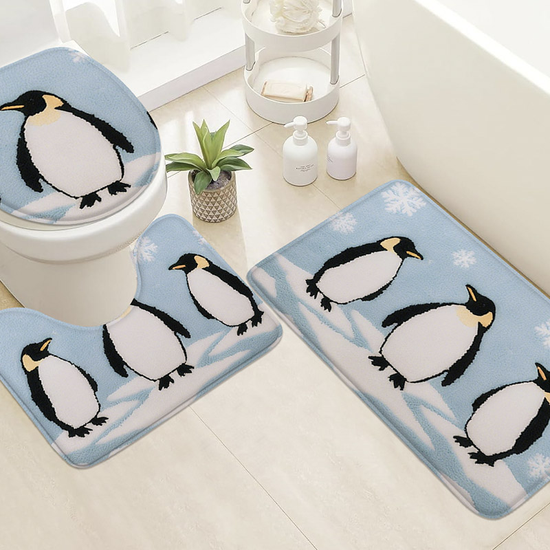3pcs cartoon image flannel car - Home Bathroom Images ulasan dan harga