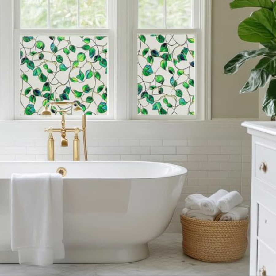 Frosted Glass Window Film Heat - Home Bathroom Window Tint ulasan dan harga