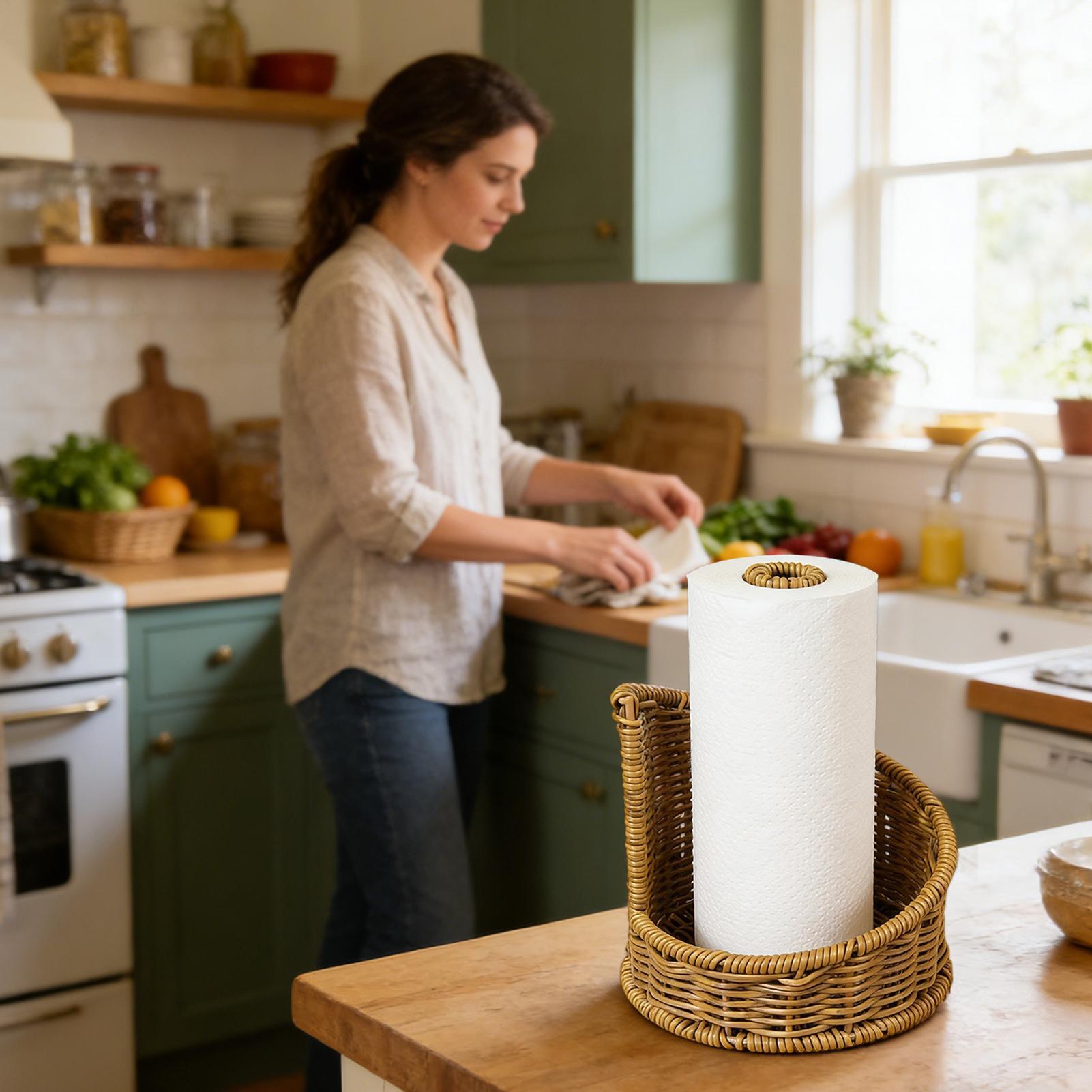 Farmhouse Toilet Paper Holder  - Home Bathroom Towel Dispenser ulasan dan harga
