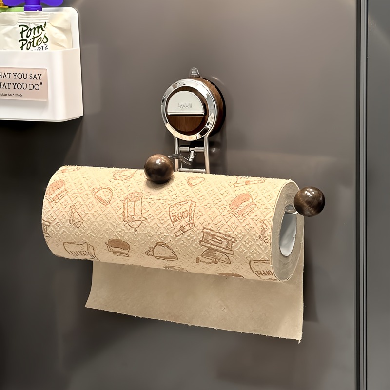 Suction Cup Kitchen Paper Towe - Home Bathroom Paper Towel Holder ulasan dan harga