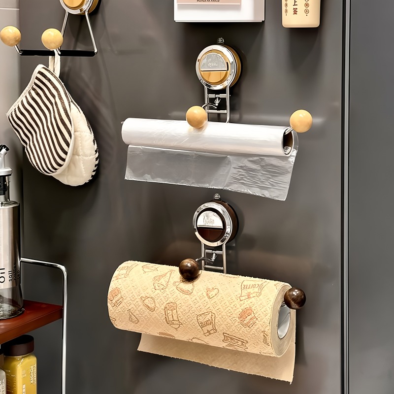 Suction Cup Kitchen Paper Towe - Home Bathroom Paper Towel Holder ulasan dan harga