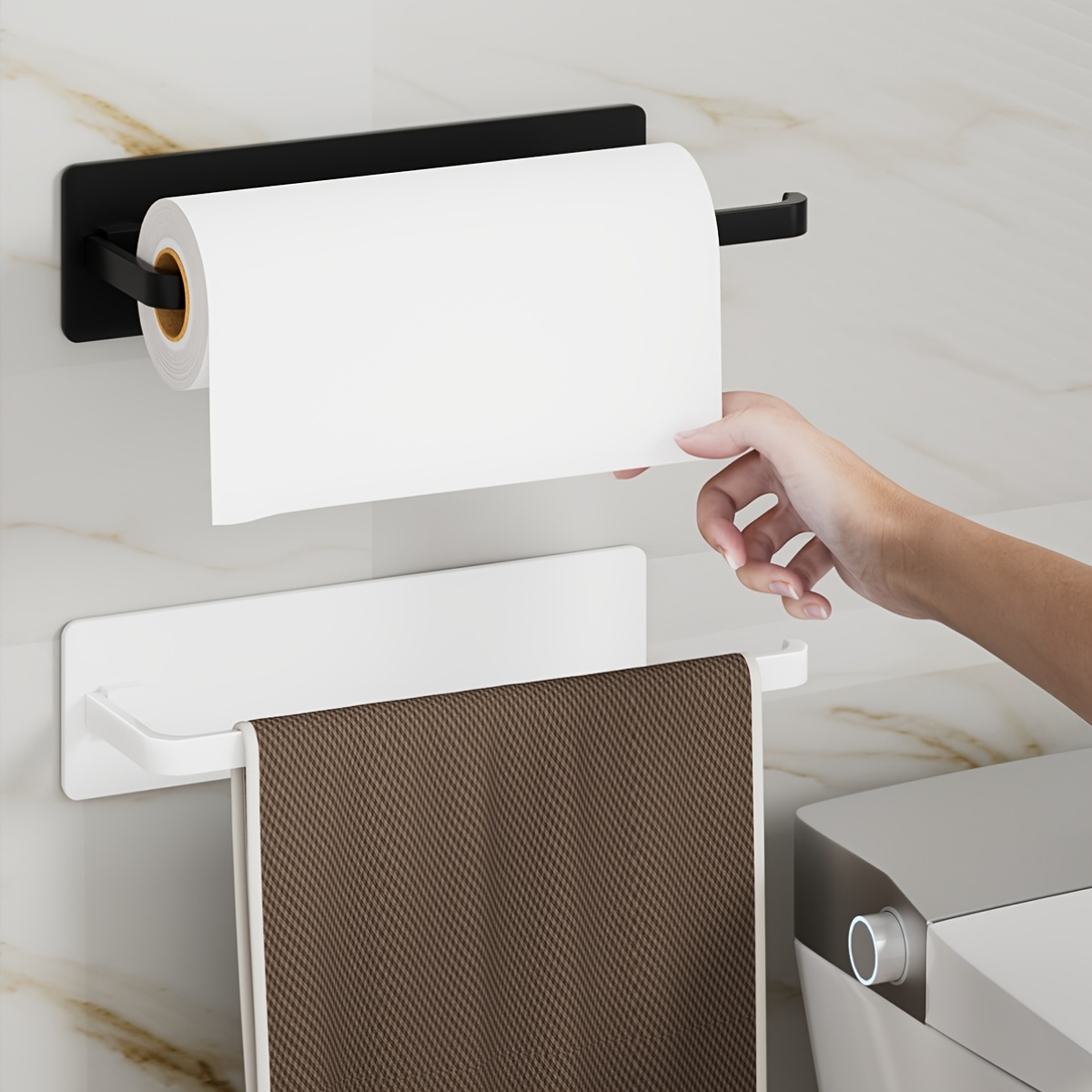 Amoichic Modern Kitchen Paper  - Home Bathroom Towel Dispenser ulasan dan harga