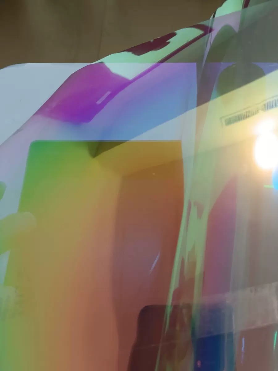 Iridescent Window Film PET Tra - Home Bathroom Window Tint ulasan dan harga