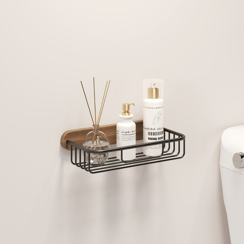Solid Wood Tissue Holder Witho - Home Bathroom Paper Towel Holder ulasan dan harga
