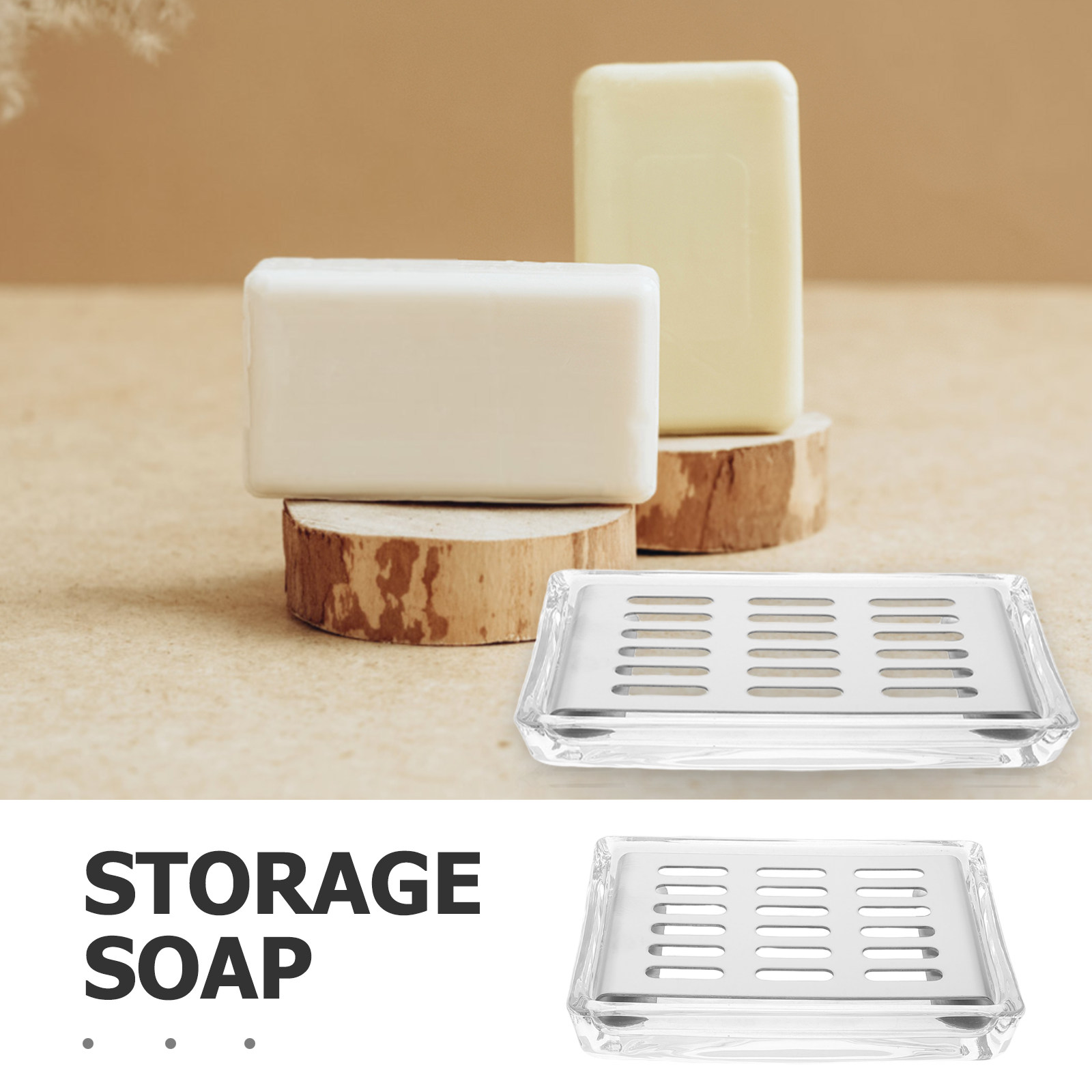 Transparent Glass Soap Holder  - Glass Soap Dish ulasan dan harga