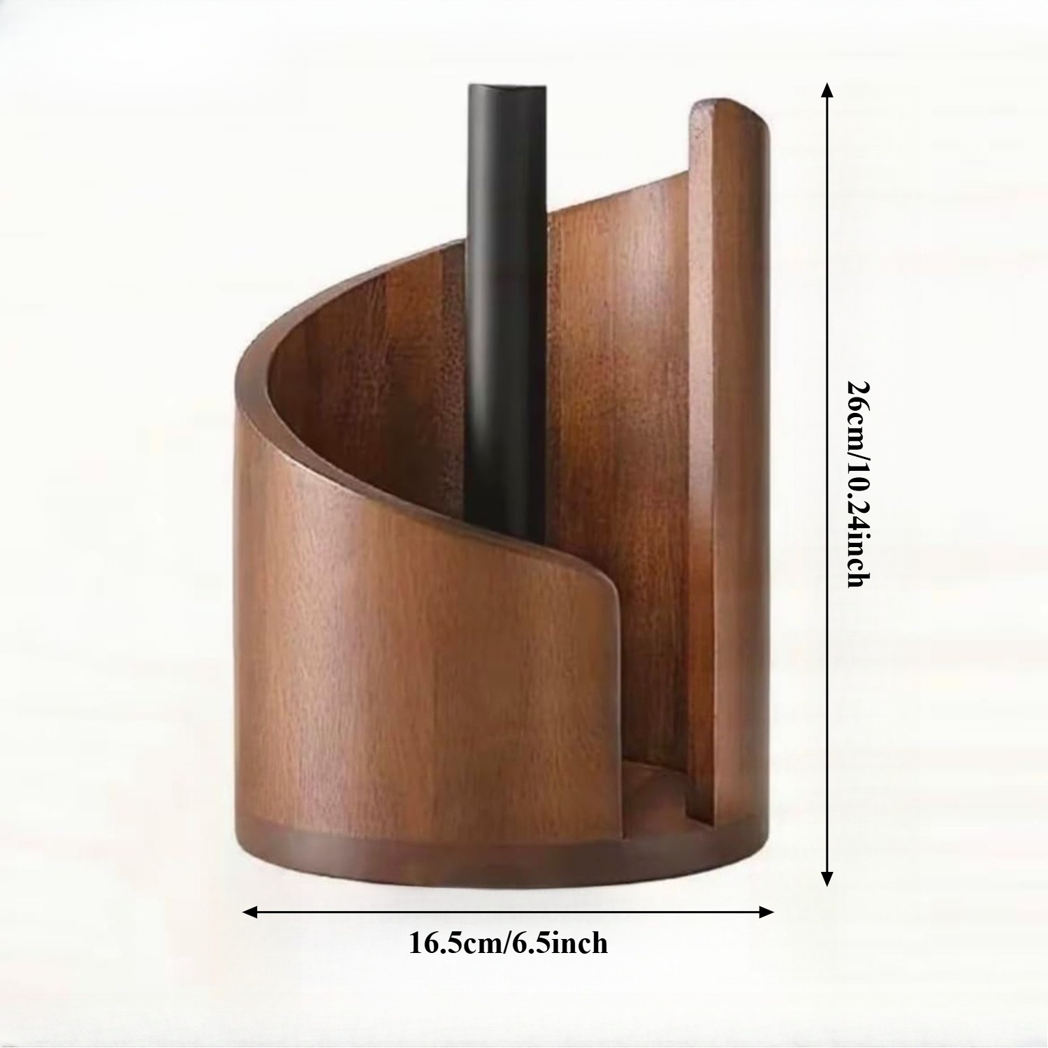 Natural Wood Kitchen Paper Tow - Home Bathroom Towel Dispenser ulasan dan harga