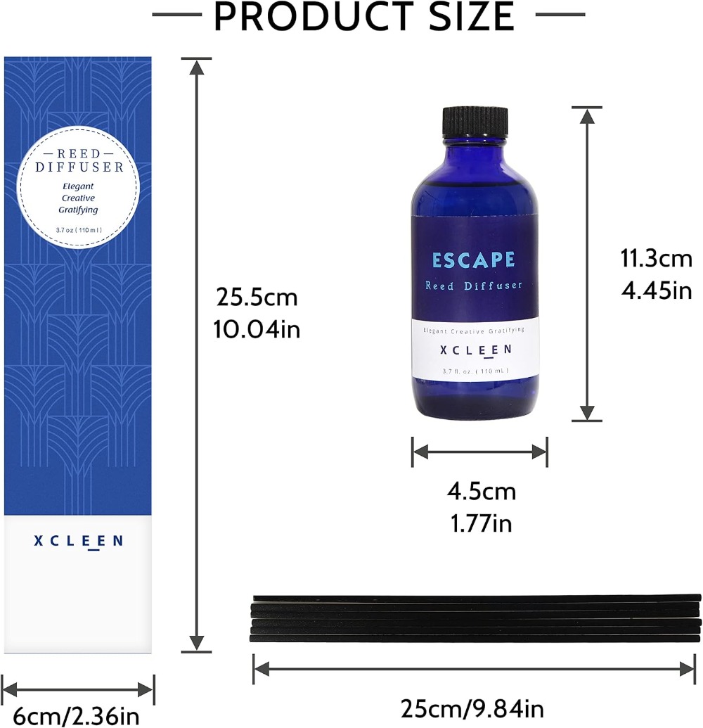 Reed Diffuser Set 3.7oz, 6 Sti - Home Bathroom Images ulasan dan harga