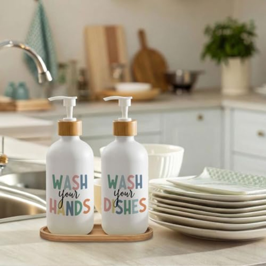 Boho Hand and Dish Soap Dispen - Glass Soap Dish ulasan dan harga