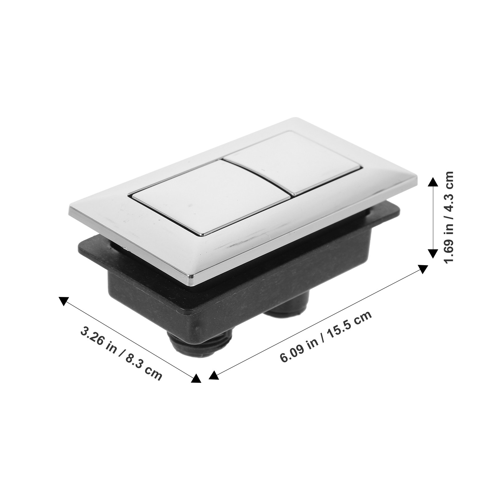 2pcs Toilet Flush Buttons Wate - Home Bathroom Accessories ulasan dan harga