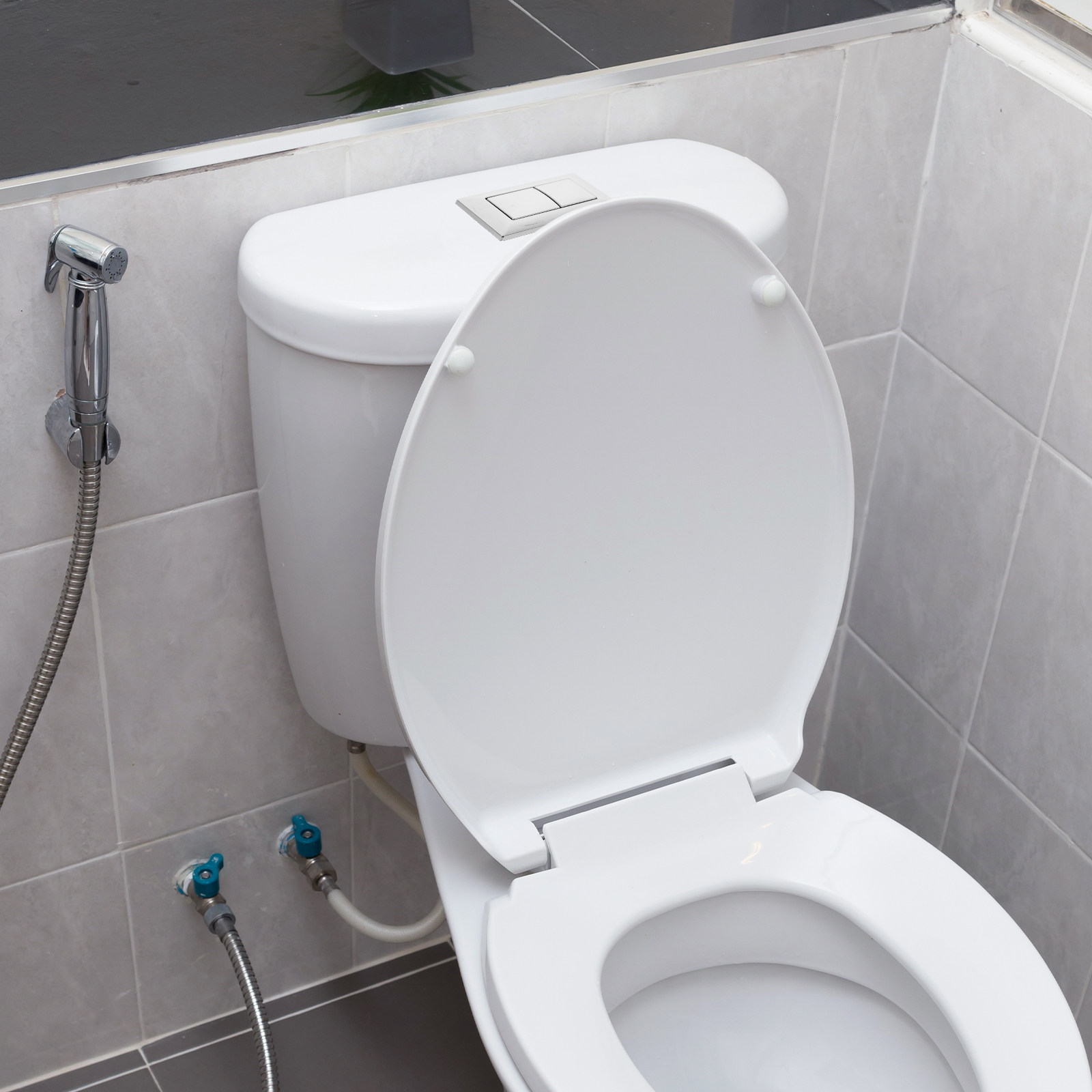 2pcs Toilet Flush Buttons Wate - Home Bathroom Accessories ulasan dan harga
