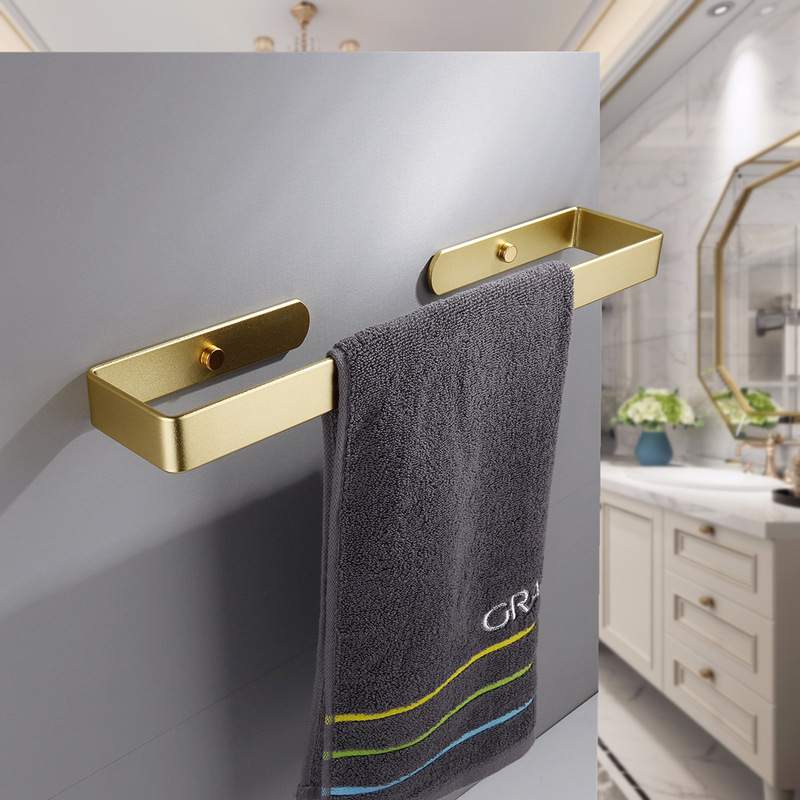 Golden Bathroom Hardware Set T - Home Bathroom Paper Towel Holder ulasan dan harga