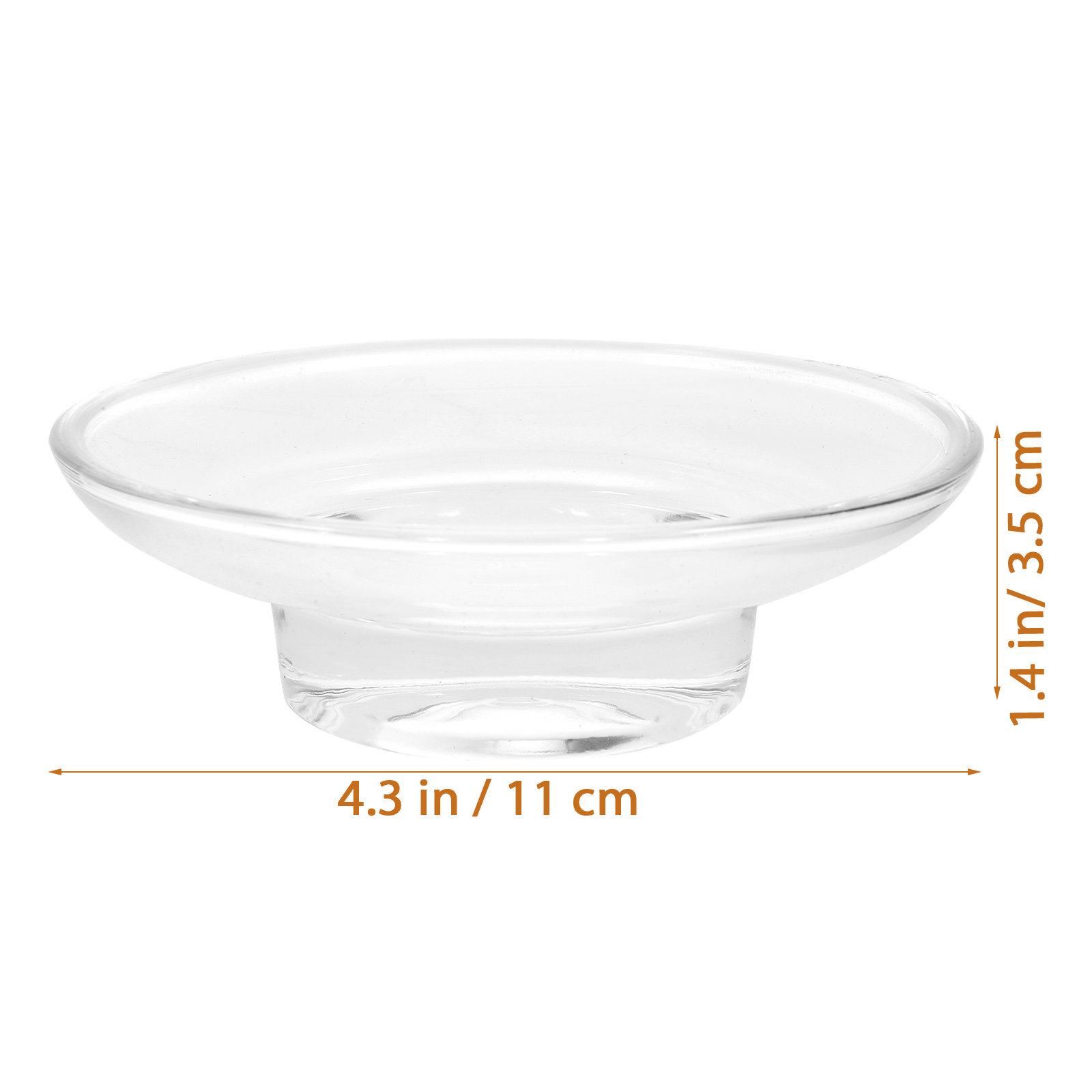 Glass Soap Box Transparent Rou - Glass Soap Dish ulasan dan harga