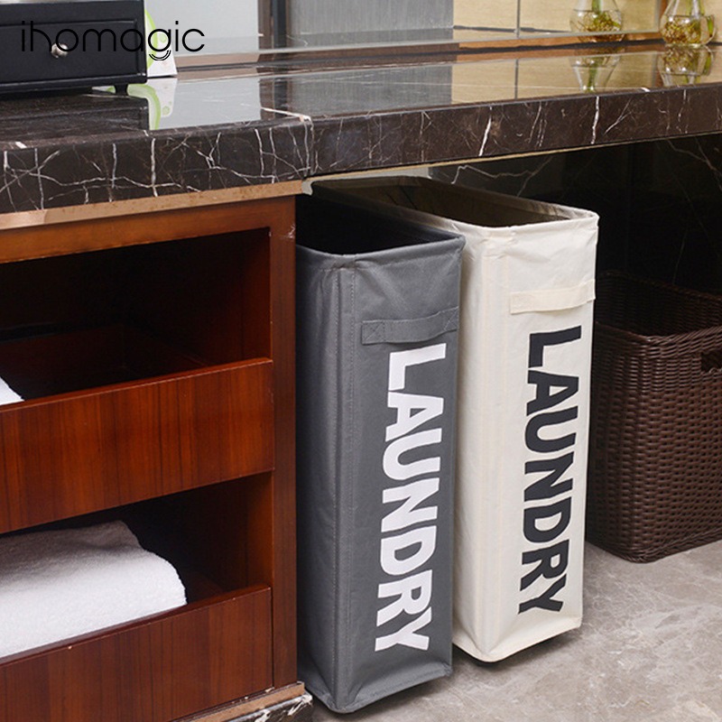 Foldable Fabric Laundry Hamper - Home Essentials Bathroom Organizer ulasan dan harga