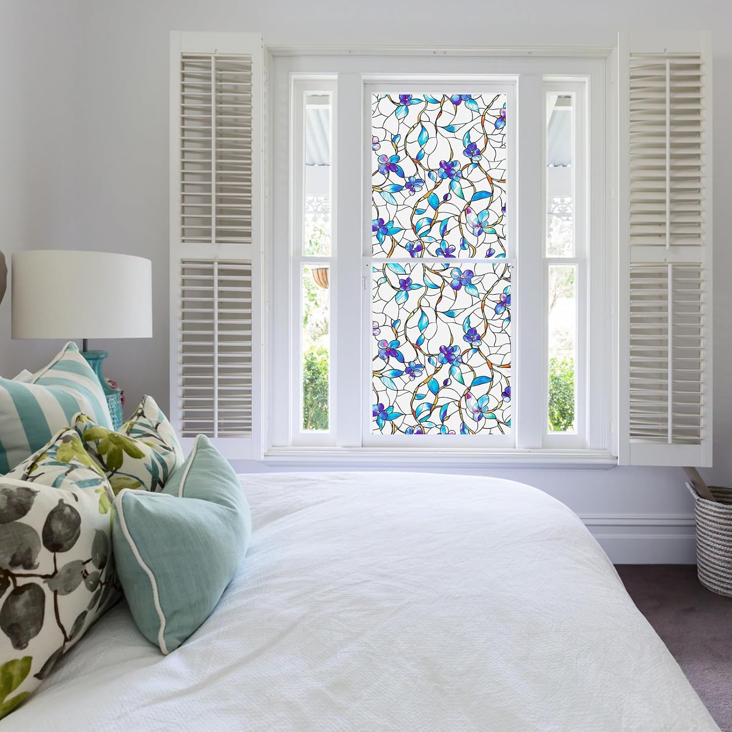 Frosted Glass Window Film, UV  - Home Bathroom Window Tint ulasan dan harga