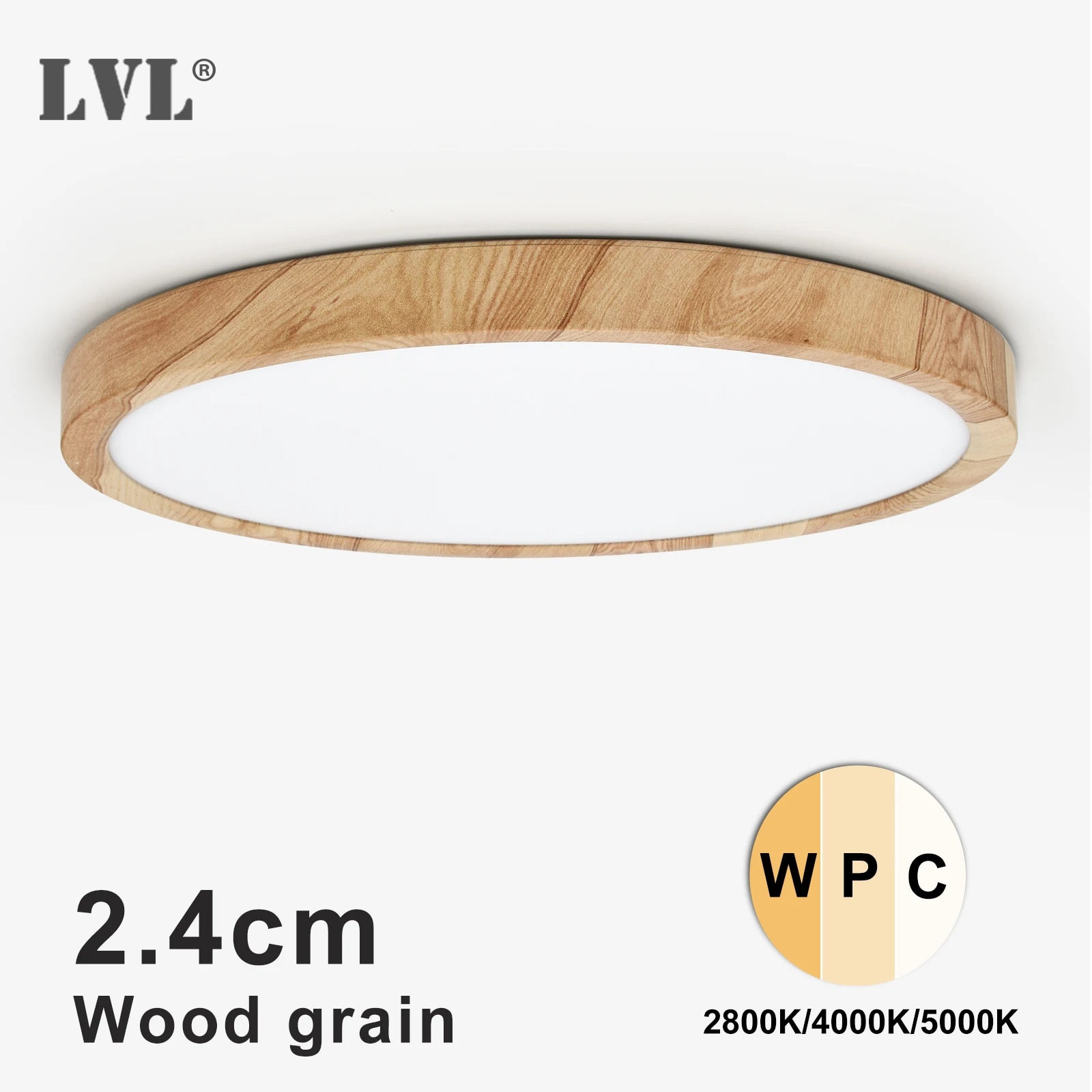 LVL LED Ceiling Light Wood Gra - Home Bathroom Colors ulasan dan harga