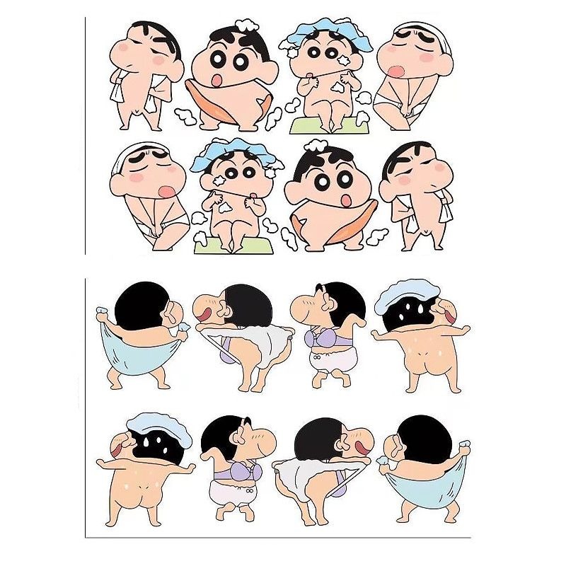 Crayon Shin-chan cartoon carto - Home Bathroom Wall Decor ulasan dan harga