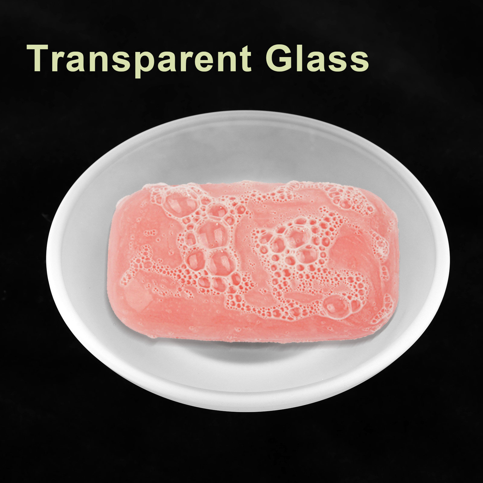 Clear Glass Soap Dish Round Fr - Glass Soap Dish ulasan dan harga
