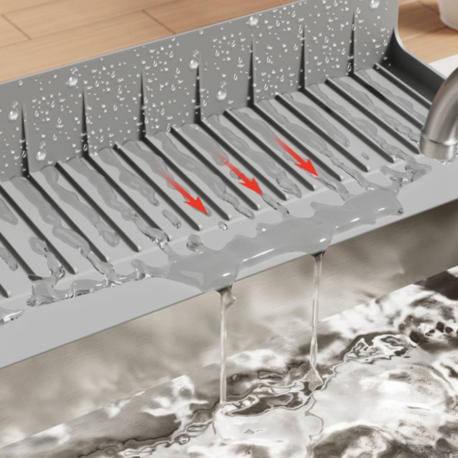Silicone Sink Splash Guard Wat - Home Bathroom Accessories ulasan dan harga