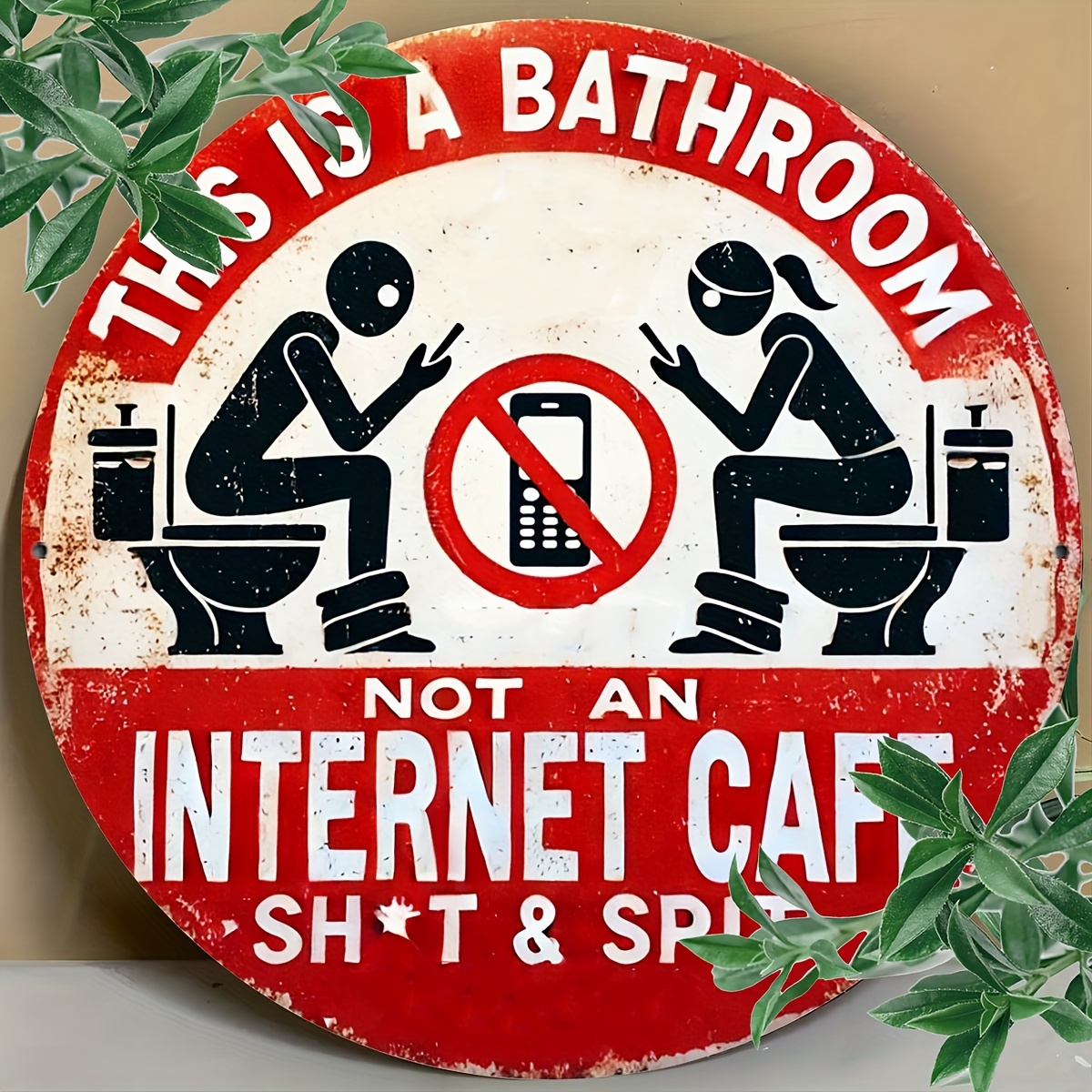 1pc, 8x8 inches (20x20cm), Rus - Home Bathroom Wall Decor ulasan dan harga