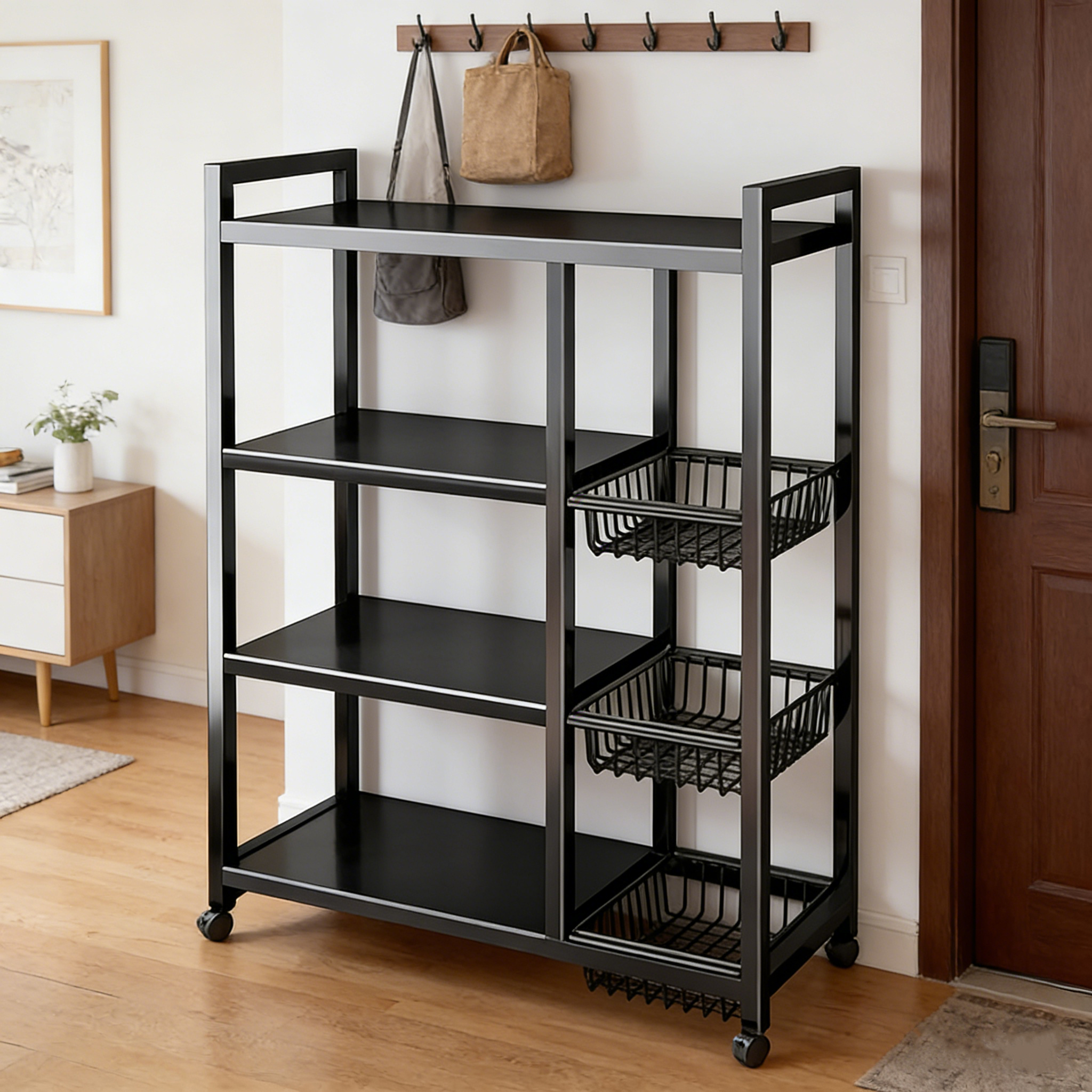 1pc portable storage rack, adj - Bathroom Home Improvement ulasan dan harga