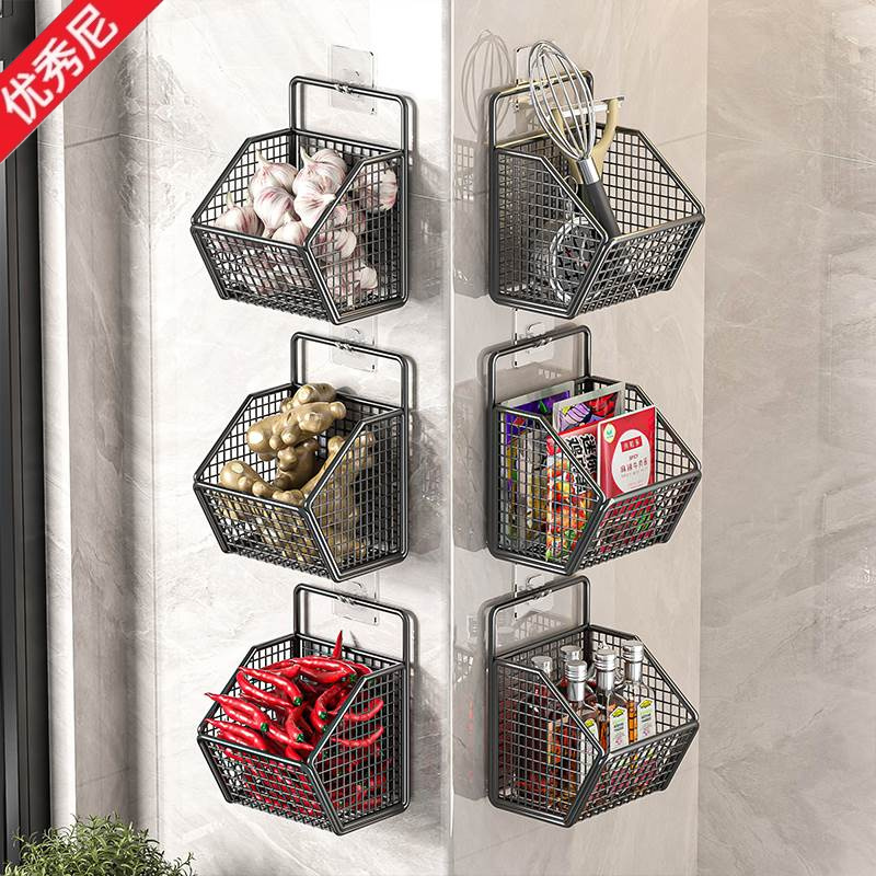 Wall-Mounted Kitchen Storage B - Home Essentials Bathroom Organizer ulasan dan harga