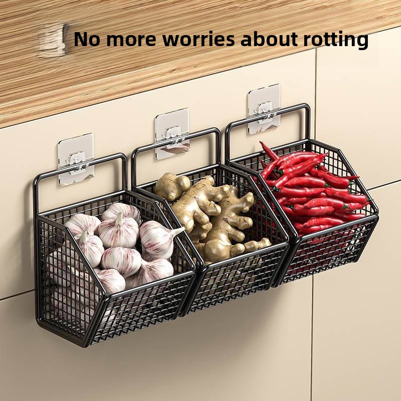 Wall-Mounted Kitchen Storage B - Home Essentials Bathroom Organizer ulasan dan harga