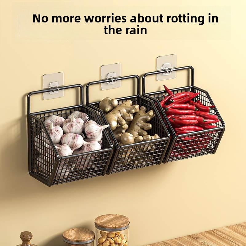 Wall-Mounted Kitchen Storage B - Home Essentials Bathroom Organizer ulasan dan harga