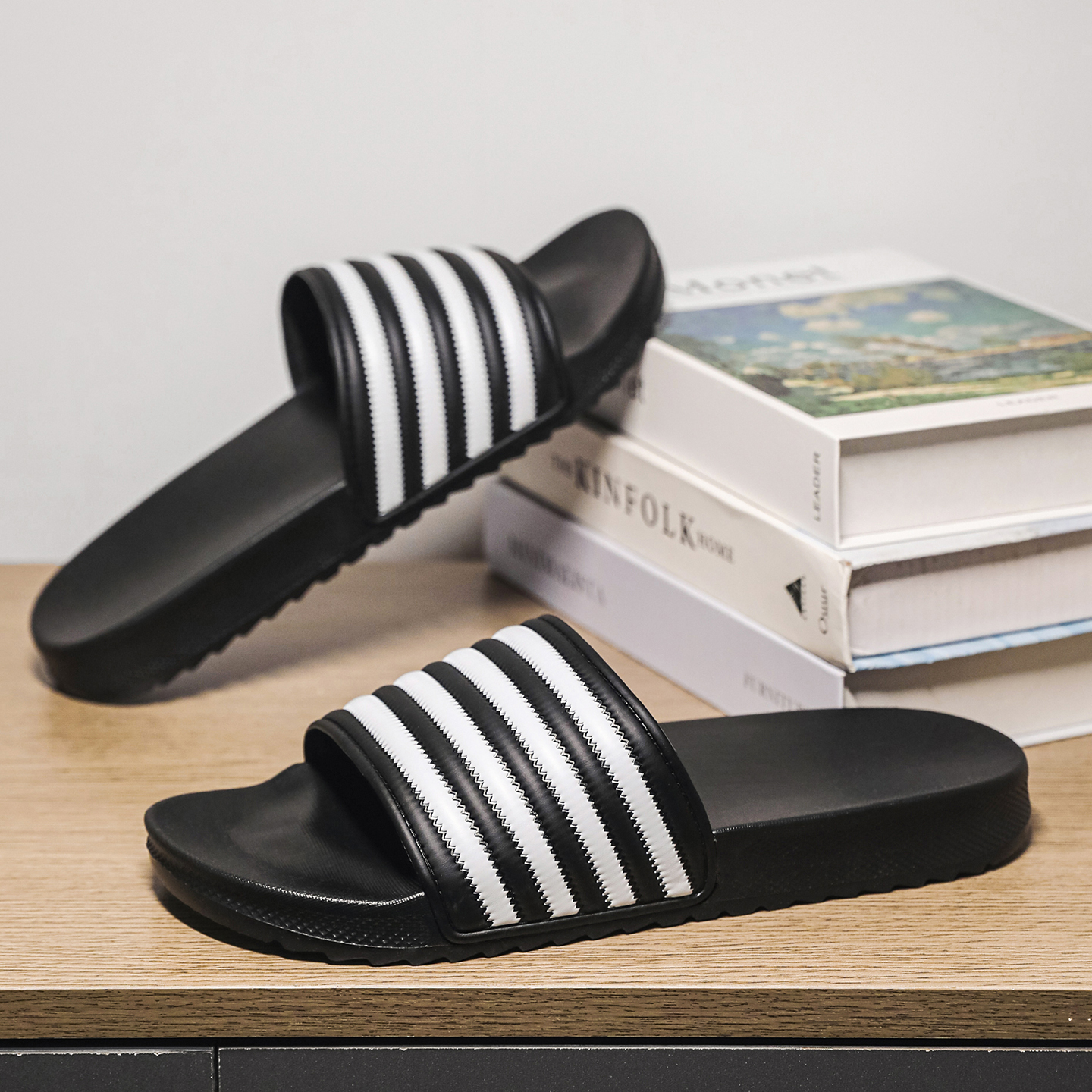 YUYIN Summer Men Slippers Indo - Home Bathroom Colors ulasan dan harga