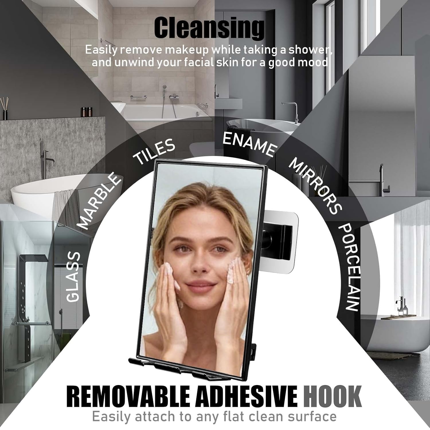 Shower Mirror for Shaving with - Home Bathroom Images ulasan dan harga