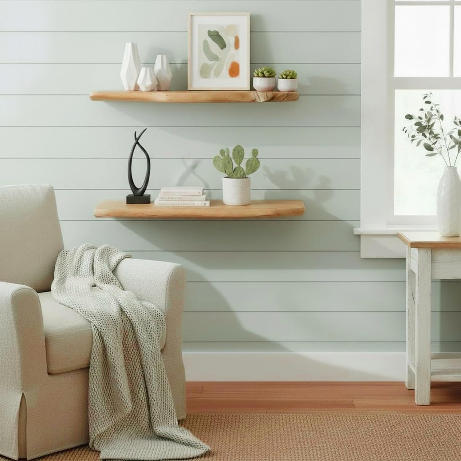 24 Inch Cedar Floating Shelves - Home Bathroom Images ulasan dan harga