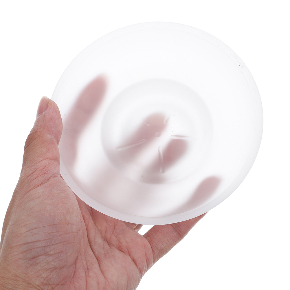 Frosted Glass Soap Dish Round  - Glass Soap Dish ulasan dan harga