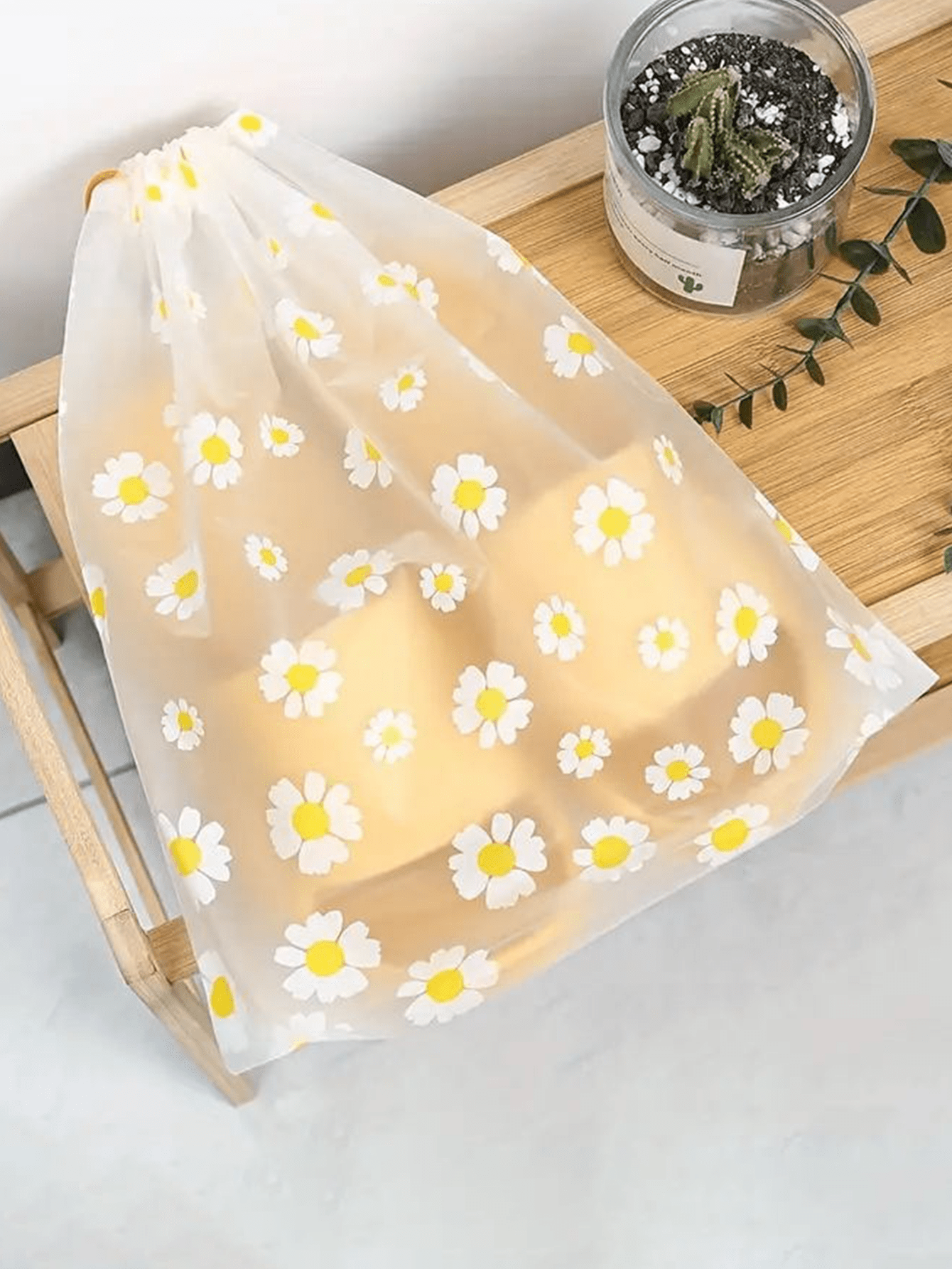 2pcs Portable Drawstring Mesh  - Home Essentials Bathroom Organizer ulasan dan harga